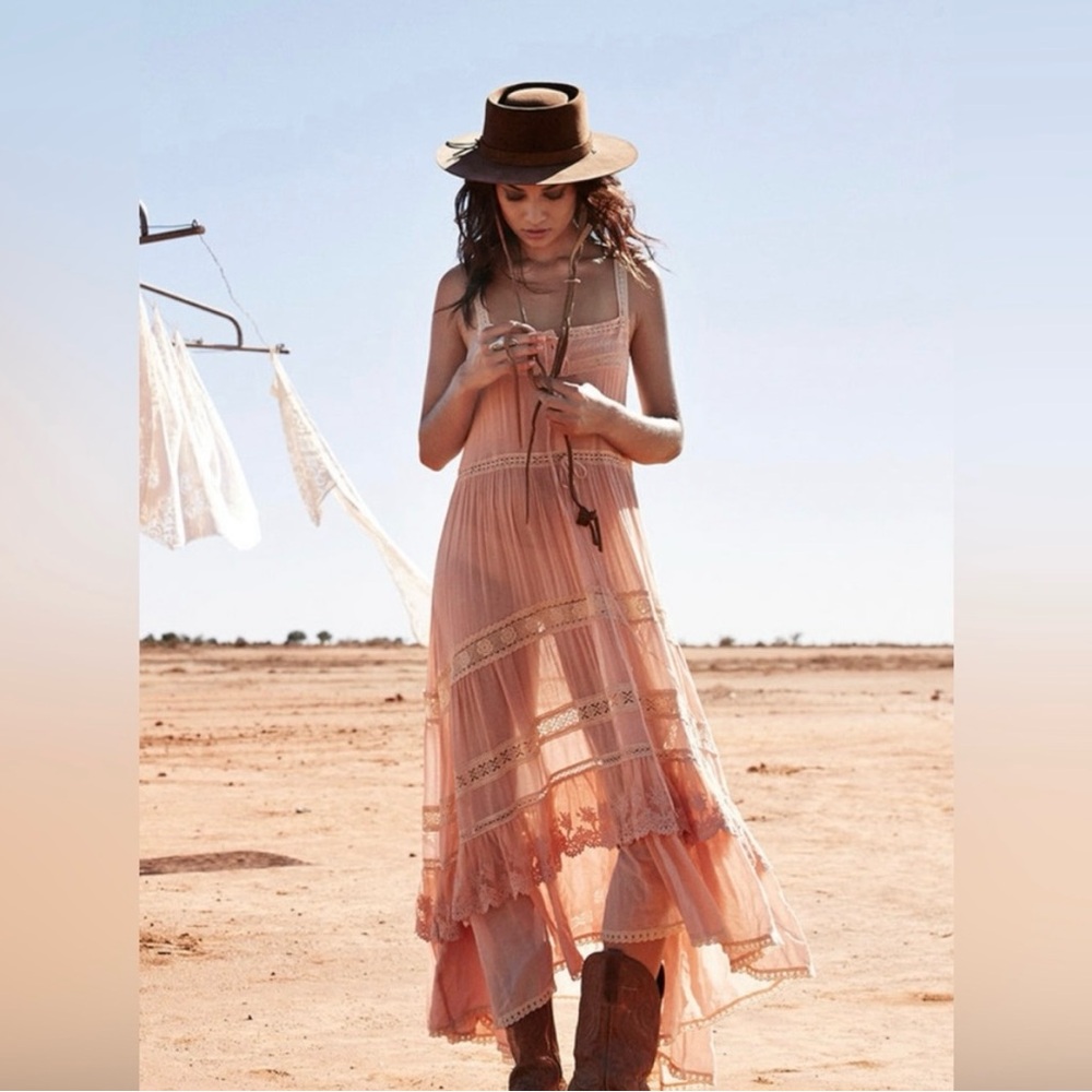 Spell Designs Prairie Lace Sundress S **altered